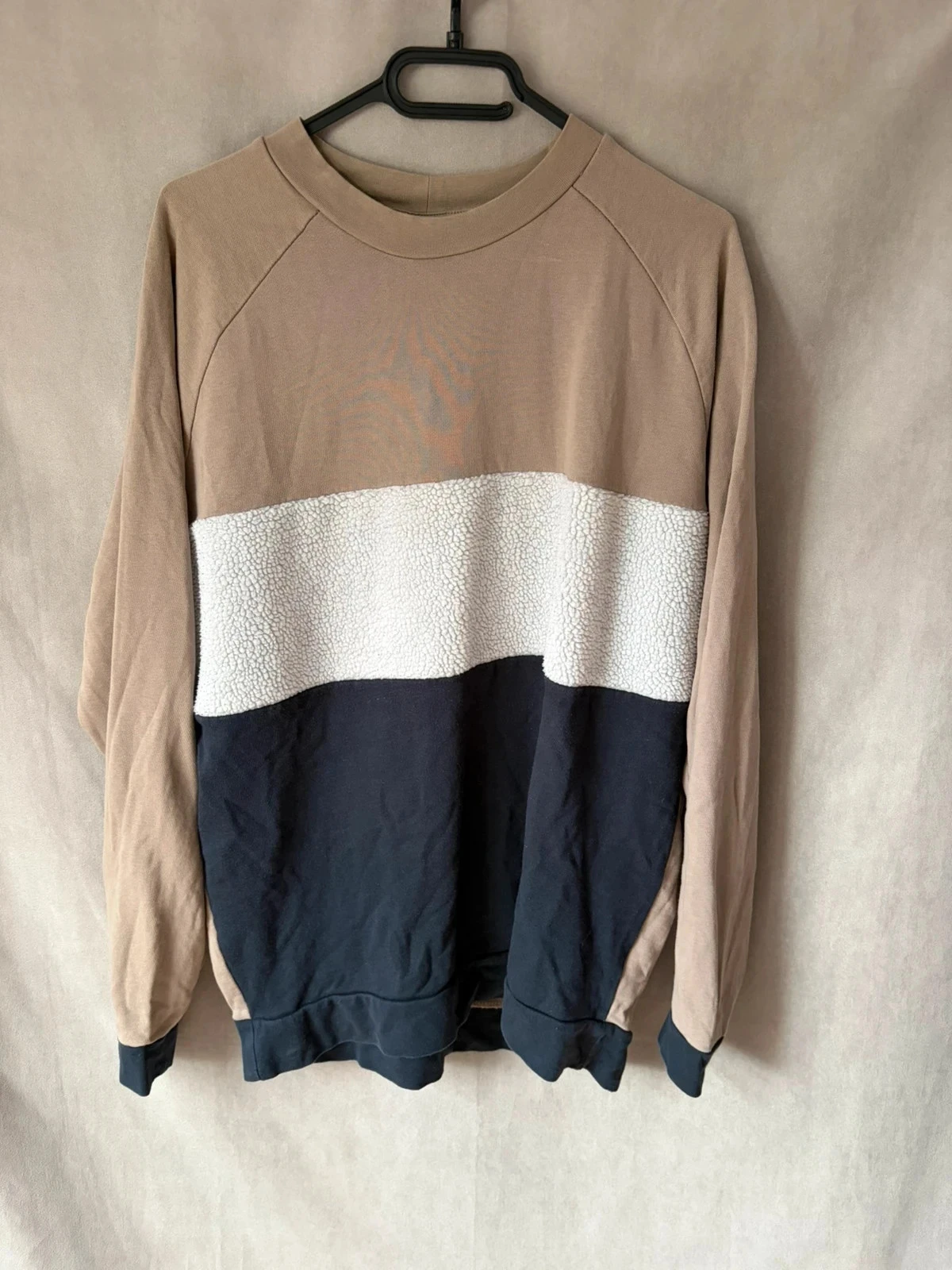 Pull tricolore asos taille M